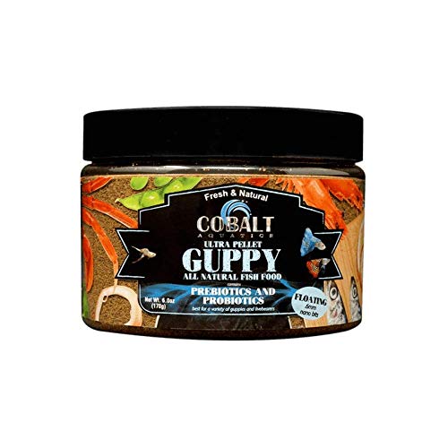 Cobalt Aquatics 25142 Ultra Guppy Nano Bits Floating .6mm 6 oz, Dabīgs